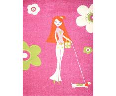 Little Helper vivipink134180 de ivi tappeto da gioco per bambini, ipoallergenico, in 3d