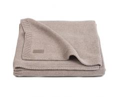 Jollein 516-522-65085 - Coperta lavorata a maglia, colore: sabbia 100 x 150 cm