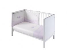 Naf-Naf 30002 Cuak Lenzuola con imbottitura e paracolpi, 2 pezzi, colore: Lilla