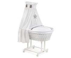 Christiane Wegner 9019 02-547 - Culla Maxi, 82x43 cm colore: Bianco/Antracite
