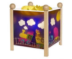 Trousselier 4337 Lanterna Magica Motivo Treno, Naturale