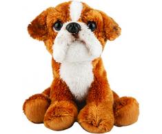 Suki Gifts 12135 - Peluche a forma di cane boxer, multicolore