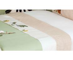 Kids Line Zanzibar lettino o culla lenzuolo ricamato