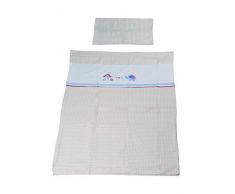 roba 1491V170 - Biancheria da letto per bambini, 2 pezzi, collezioneHappy Circus, 100 x 135 cm, multicolore