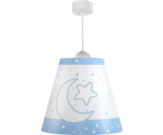 DALBER, Lampada da soffitto, a sospensione, motivo: Luna e stelle, plastica