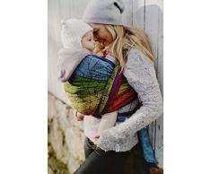 Little Frog 7326 - Fasciatoio da viaggio, misura 4, motivo: dalie prismatiche, 250 g, colore: Blu