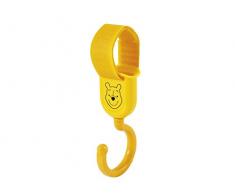 Lulabi Disney Winnie Confezione 2 Appendini in ABS per Asta Armadio, Giallo