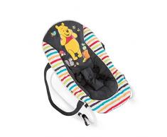 Hauck Rocky Sdraietta Disney dalla Nascita a 9 kg, con Schienale Reclinabile, Funzione Dondolo, Cintura di Sicurezza a 3 Punti e Manici di Trasporto, Pooh Geo