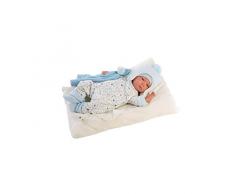 Llorens 18007 - Bambola Reborn, 42 cm, colore: Blu/Beige