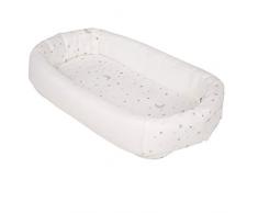 roba Baby LoungeSternenzauber, nido per bambini con lati in rete di alta qualità, lettino da viaggio e da coccolare per neonati, materassino per fasciatoio, morbido jersey in 100% cotone