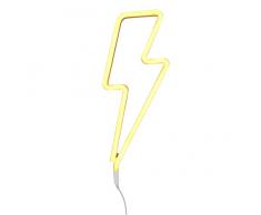 A Little Lovely Company LTNE041 - Luci neon a forma di raggio 41cm x 17cm giallo