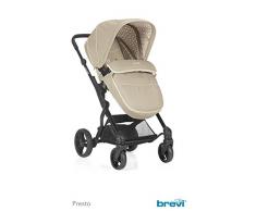 Brevi 773-005 Presto City Passeggino Sabbia su Telaio, Nero