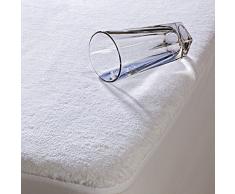 Family Bedding - Coprimaterasso in spugna, 100% impermeabile, per letto super king