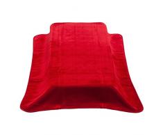 Cambrass 37979 Raschel Culla Be Solid Coperta, Rosso, 110 x 140 cm