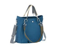 Lässig Borsa per pannolini con accessori Borsa Fasciatoio/Green Label Mixn Match, blu