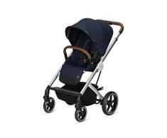 Cybex Gold Passeggino Balios S, Seduta Comfort Reversibile, dalla Nascita fino a 17 kg, Collezione Denim, Lavastone Black