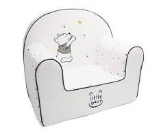Babycalin DIS550003 - Poltroncina per bambini, sfoderabile, motivo: Disney Winnie Moon, colore: Bianco