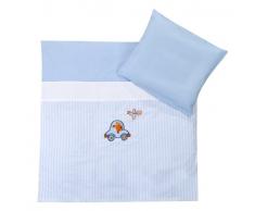 Julius Zöllner, Biancheria per lettino con decorazioni, Blu (blau)