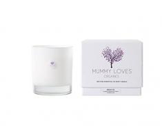 Mummy Loves organics candela, respirare corpo