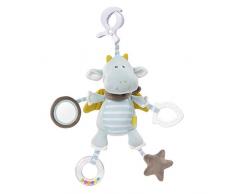 Fehn 065121 – Gioco di animale Drago/Motorik giocattolo da appendere con specchio & Anelli a Bite, afferrare e rumore/per neonati e bambini dai 0 + Mesi