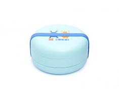 Suavinex 8426420040228 Set Bentoo di Piatti Combinabili, +4 mesi, Blu