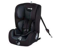 Safety 1St Ever Fix Seggiolino Auto 9-36 Kg Isofix, Gruppo 1/2/3, per Bambini 9 Mesi-12 Anni, con Cuscino Riduttore, Colore Pixel Black