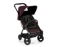 iCOO Acrobat Passeggino Leggero e Compatto Fino a 18 kg, da 0 Mesi con Posizione Nanna, Maniglione Regolabile in Altezza, Riflettori – Rosso