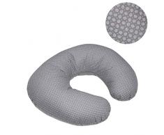 Cambrass 43336 Cuscino Allattamento Piccolo Astra Grau/Fiori
