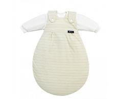 Alvi - 423601056 - Baby Mäxchen, Sacco nanna, motivo a strisce, misura: 62/68 cm, Beige
