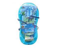 cosing C 0400 – 14 Starter pacchetto per neonati/set per la prima casa del bambino – 13 pezzi in vasca da bagno, turchese