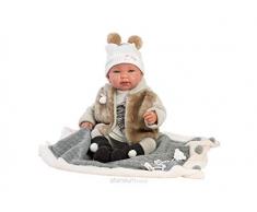 Llorens 84432 Llorens 84432 - Bambola finita Tina, 43 cm, colore: Beige