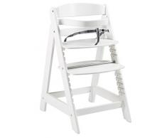 Roba Seggiolone Evolutivo sit Up Click, Seggiolone che Diventa Sedia, Sistema Ad Innesto Innovativo, Legno, Bianco