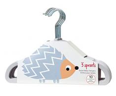 Grucce baby 3 Sprouts - In Velluto per tenetre tutto in ordine