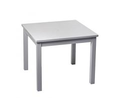 Pioupiou et Merveilles Hevea tavolo per bambini grigio 60 x 60 cm