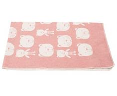 David Fussenegger 68356704 - Coperta per bambini Juwel, motivo orsacchiotti, 400 g, colore: Rosa