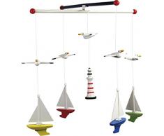 Ulysse 1117 - Giostrina per lettino, motivo: Barchette