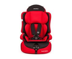 Rosso Bakaji Sedia Regista Per Bambini Pieghevole Mare Con Ombrellone Baby Per Mare Spiaggia Piscina 37x25x52cm