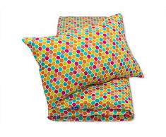 Pepi Leti 685843715863 - Biancheria da letto per bambini, motivo miele di frutta, multicolore