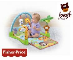 Fisher Price P7977 - Tappeto di attività, motivo: giungla