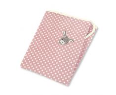 Sterntaler Copertina in pile, Emmi bambina, Età: Neonati, 75 x 100 cm, Rosa/Bianco/Grigio