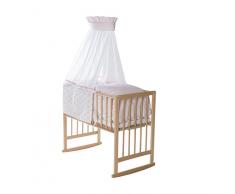 Schardt 09 950 00 02 1/767 culla multifunzione Vario, faggio massello, tessile Cristallo di ghiaccio, bianco