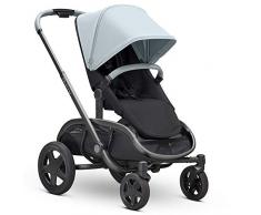 Quinny Hubb Passeggino Reversibile Fronte Mamma/Strada, Maniglione Regolabile in Altezza, Facile da Guidare, Configurabile per 2 Bambini come Gemellare o Fratellare, Frost on Black