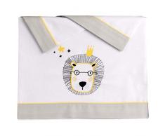 Pekebaby BRAVE – Trittico lenzuola cotone maxiculla, 70 x 140 cm