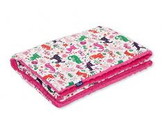 Pepi Leti 685843716525 - Coperta per bambini, 100 x 75 cm, multicolore