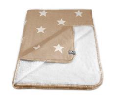 Babys Only, Coperta di maglia per bambini, Beige (Beige/Weiss)