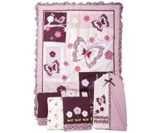 Lambs & Ivy Luxury - Biancheria da letto, confezione da 5 pezzi, colore: viola (Plumberry)