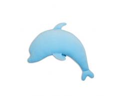 Fun with mum BRE-PIL-DOL-VEL-BLU - Cuscino per allattamento, motivo: delfino, colore: blu