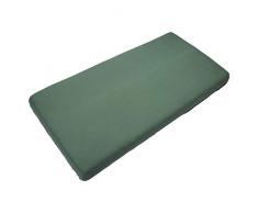 TIMBOO TM-HL400-530 5414546071076 - Lenzuolo con angoli, 40 x 90 cm + 15 cm, colore: Verde