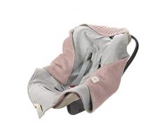 Lässig Coperta per Seggiolino per il Bebè, Coperta per Bebè Seggiolino per Bambini in Cotone Biologico - 420 g