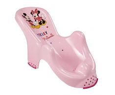 Seggiolino da Bagno ergonomico per Bambini keeeper Minnie con Funzione Antiscivolo, Dalla Nascita fino a 6 Mesi circa, Leon, Rosa